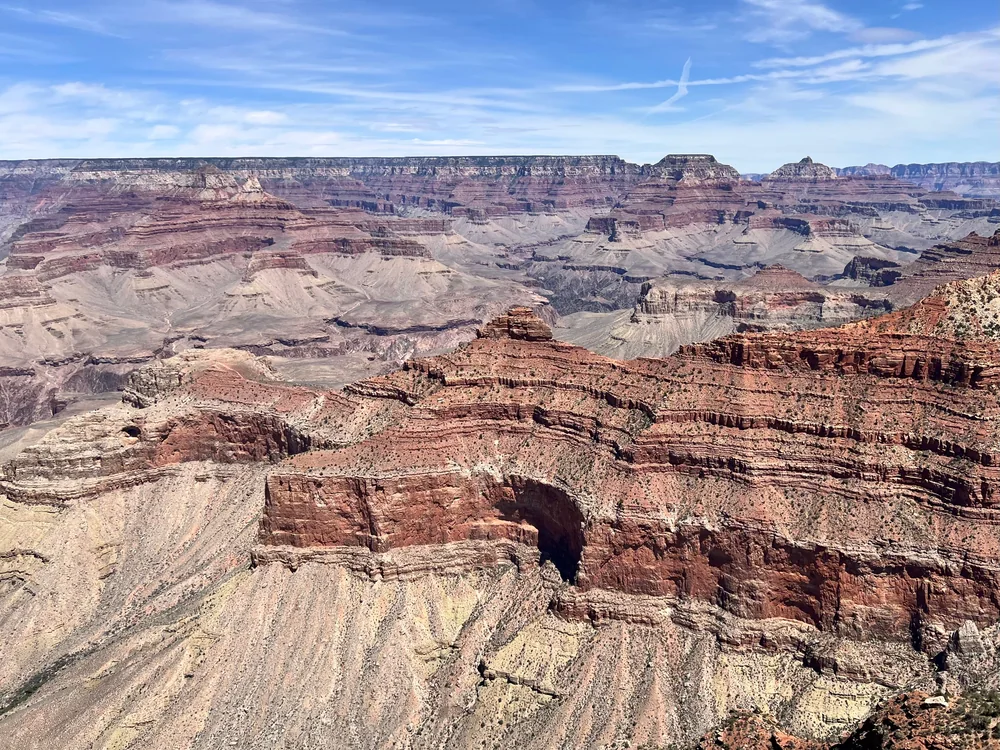 Rotslandschap van de Grand Canyon in de Verenigde Staten.